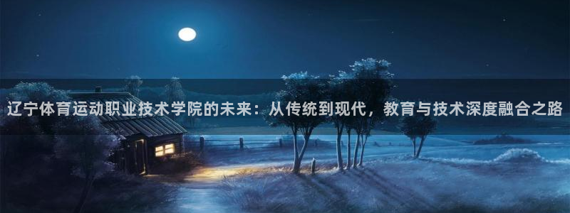 杏运体育代理：辽宁体育运动职业技术学院的未来：从传统到现代，教育与技术深度融合之
