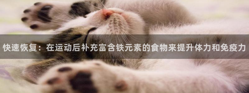 杏运体育平台总代理：快速恢复：在运动后补充富含铁元素的食物来提升体力和免疫力