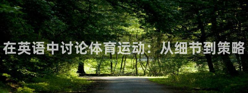 杏运平台注册：在英语中讨论体育运动：从细节到策略