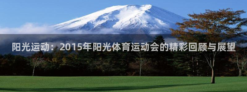 www.杏运体育.com：阳光运动：2015年阳光体育运动会的精彩回顾与展望